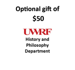 $50.00 Gift to History & Philosophy Department