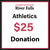 Athletics Department Donation $25